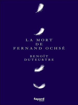 cover image of La mort de Fernand Ochsé
